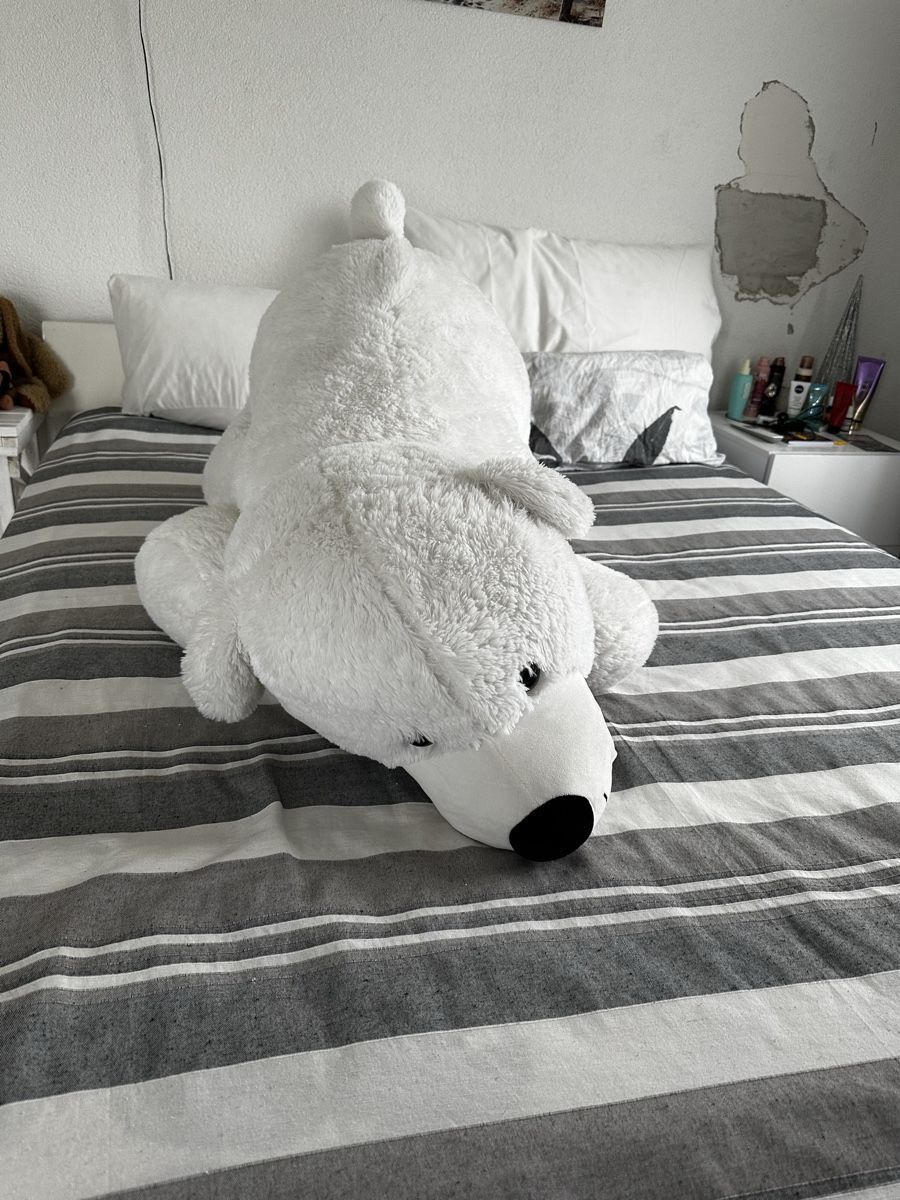 Giocattoli: Grosser Eisbär Plüschtier, ca. 100 cm - Kuschelig! – Usato da Kreuzlingen venduto da LOL101 1