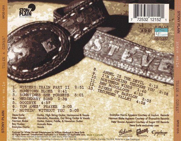 CD: Steve Earle – Train A Comin' -  Vergriffen! - b – Usato da Brittnau venduto da Zibu 1