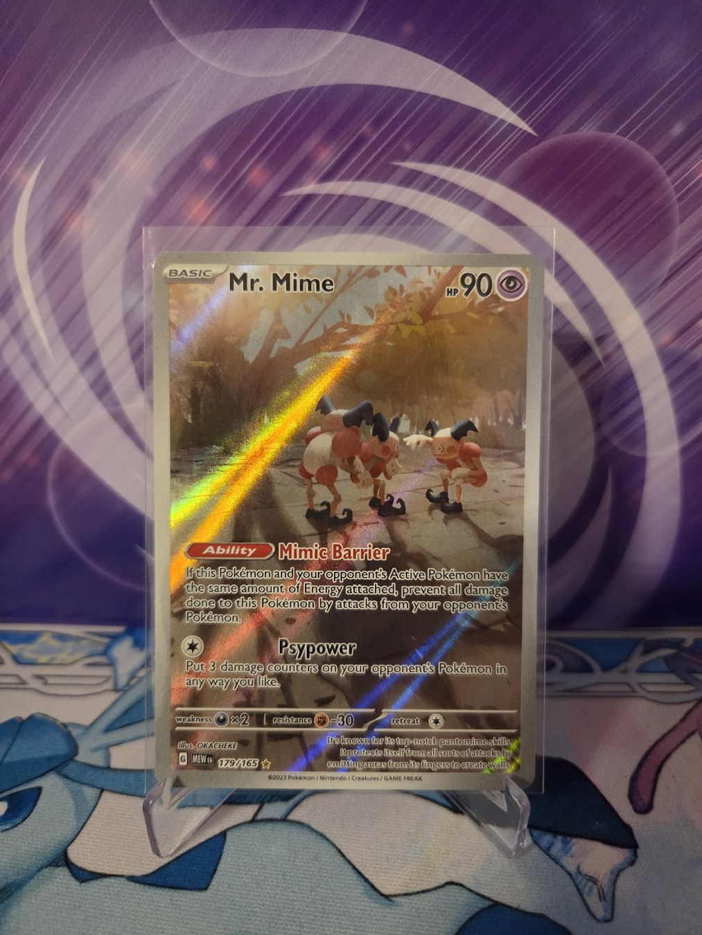 Pokémon Sammelbilder & Trading cards: Pokemon Mr.Mime  MEW 151 / 179 EN – Gebraucht aus Biberist von Ang385