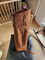 New Traditions Bogenschützen Seitenköcher Leder Wildleder