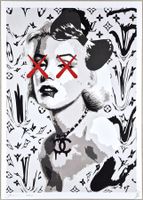 Death NYC Ltd Ed Pop Art Druck " Vuitton Marilyn Monroe