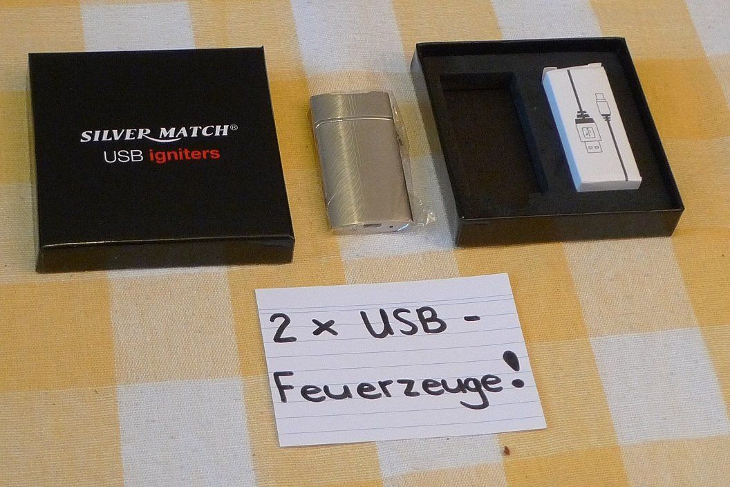 Accendini: 2x USB-Feuerzeuge! – Nuovo e nell'imballaggio originale da Bern venduto da bn1640 1