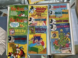 Comic Konvolut Micky Maus Fix und Foxi diverse Ausgaben 