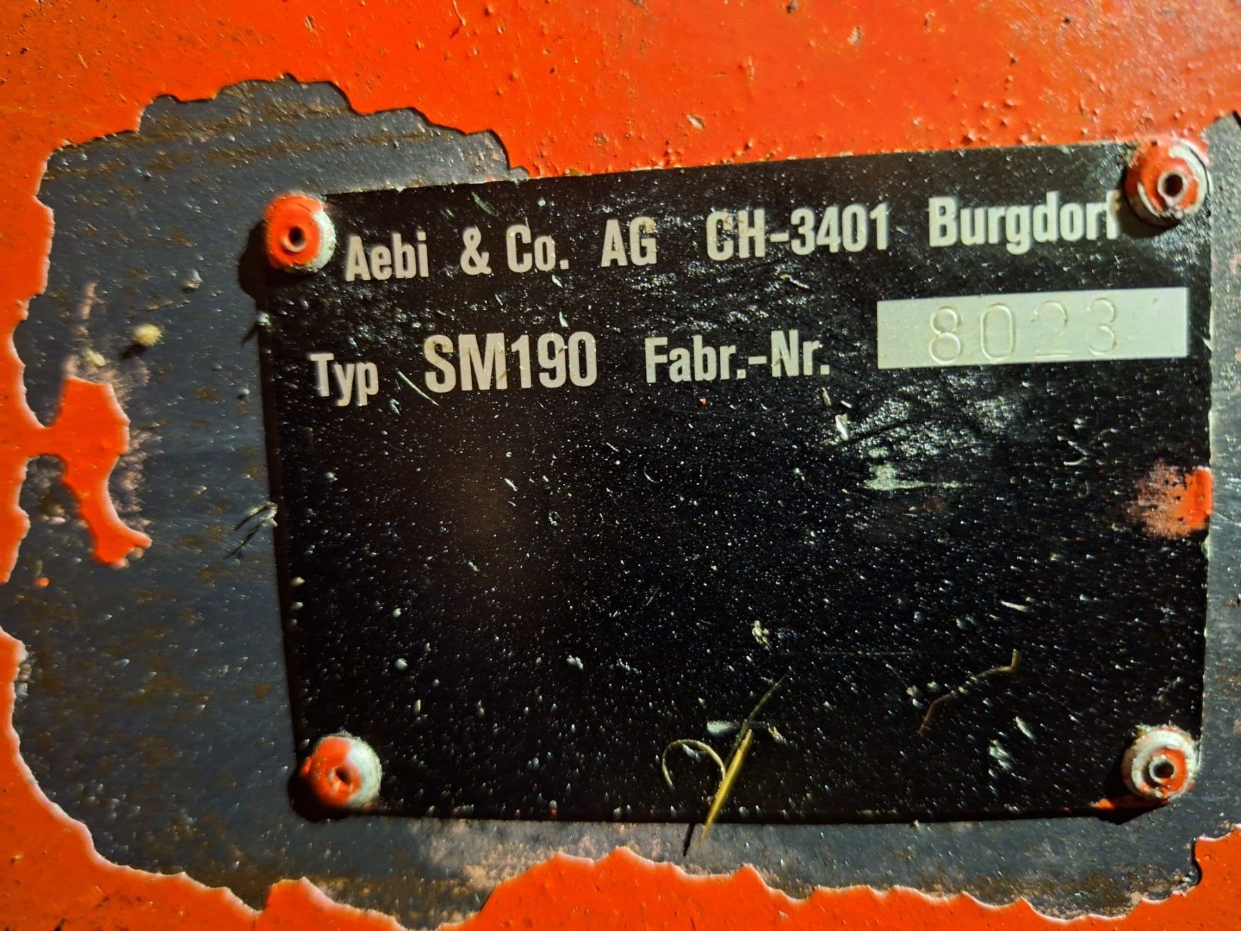 Tutte le macchine: Mähwerk Mörtel SM190 – Usato da escholzmatt venduto da bbbe71 4