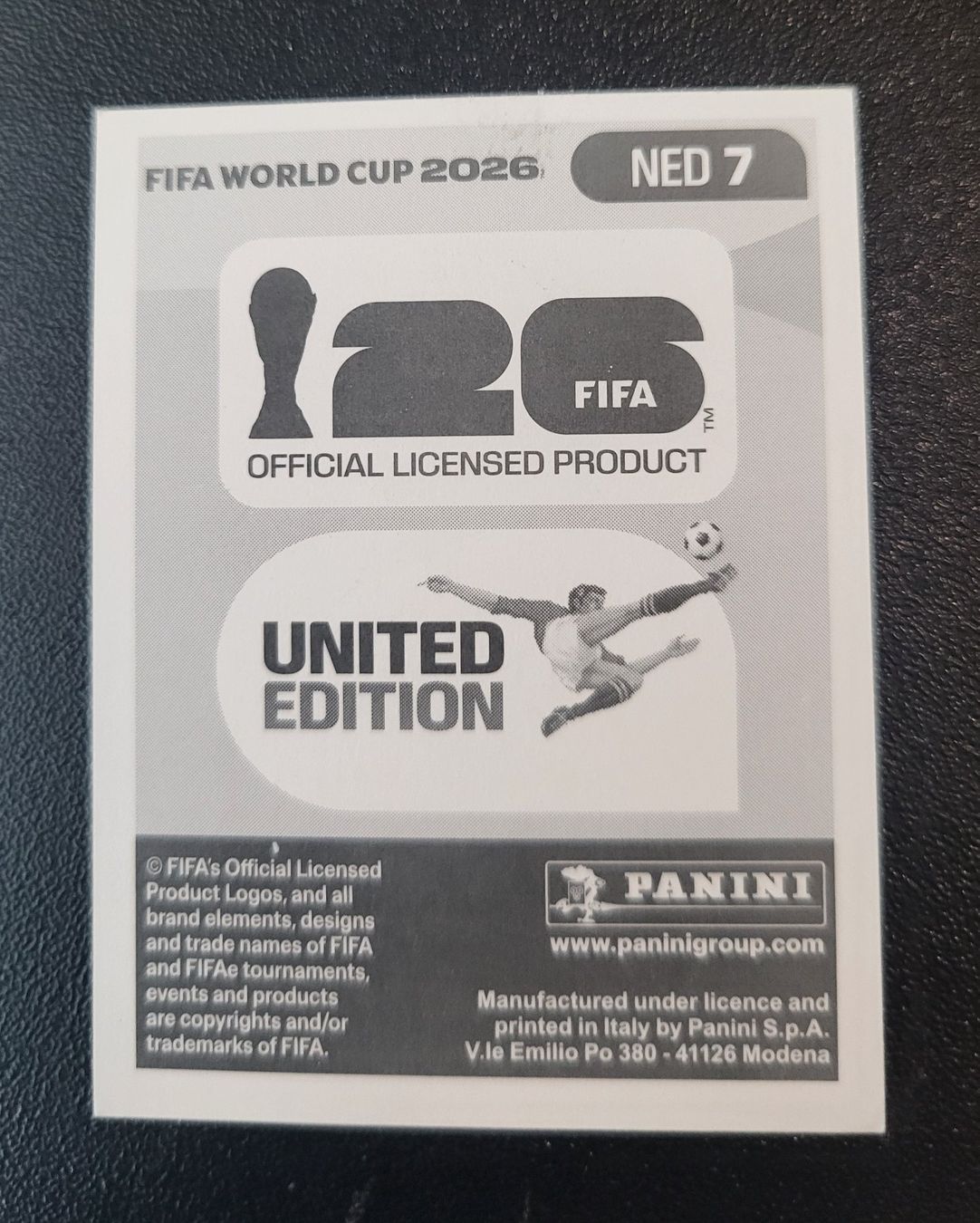 Panini Sammelbilder & Trading cards: Panini - NED 7 – Neu (gemäss Beschreibung) aus Ehrendingen von Fisy 1