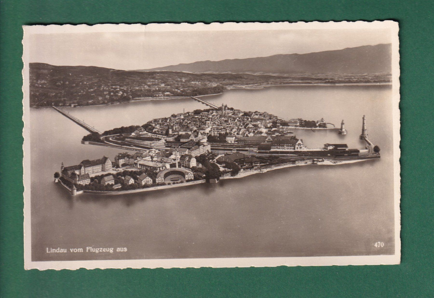 Cartoline postali: LINDAU vom Flugzeug aus – Usato da Pully venduto da nicecards-shop