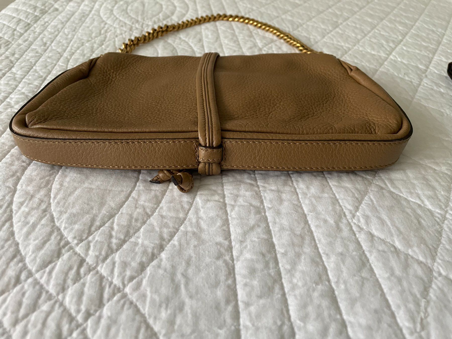 Gucci Borse da donna: Gucci Schulter-/Handtasche hellbraun – Usato da Muttenz venduto da einfach-schoen 6