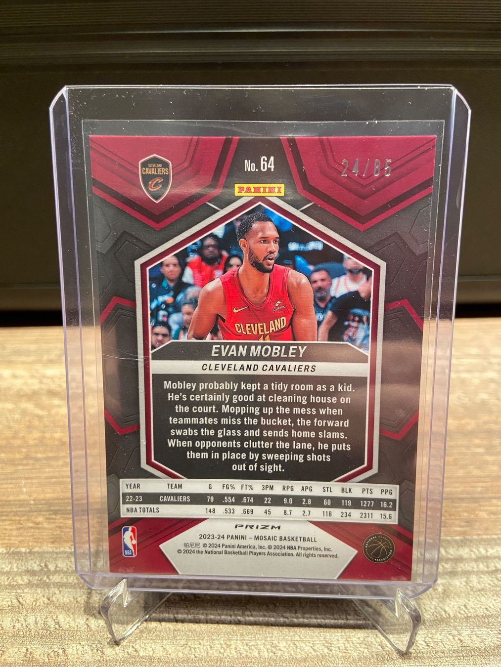 Panini Sammelbilder & Trading cards: Evan Mobley 24/85 Panini Mosaic 23/24 – Gebraucht aus Dagmersellen von dav_b656 1