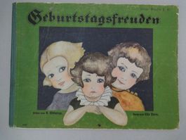 Antikes Kinderbuch Geburtstagsfreuden