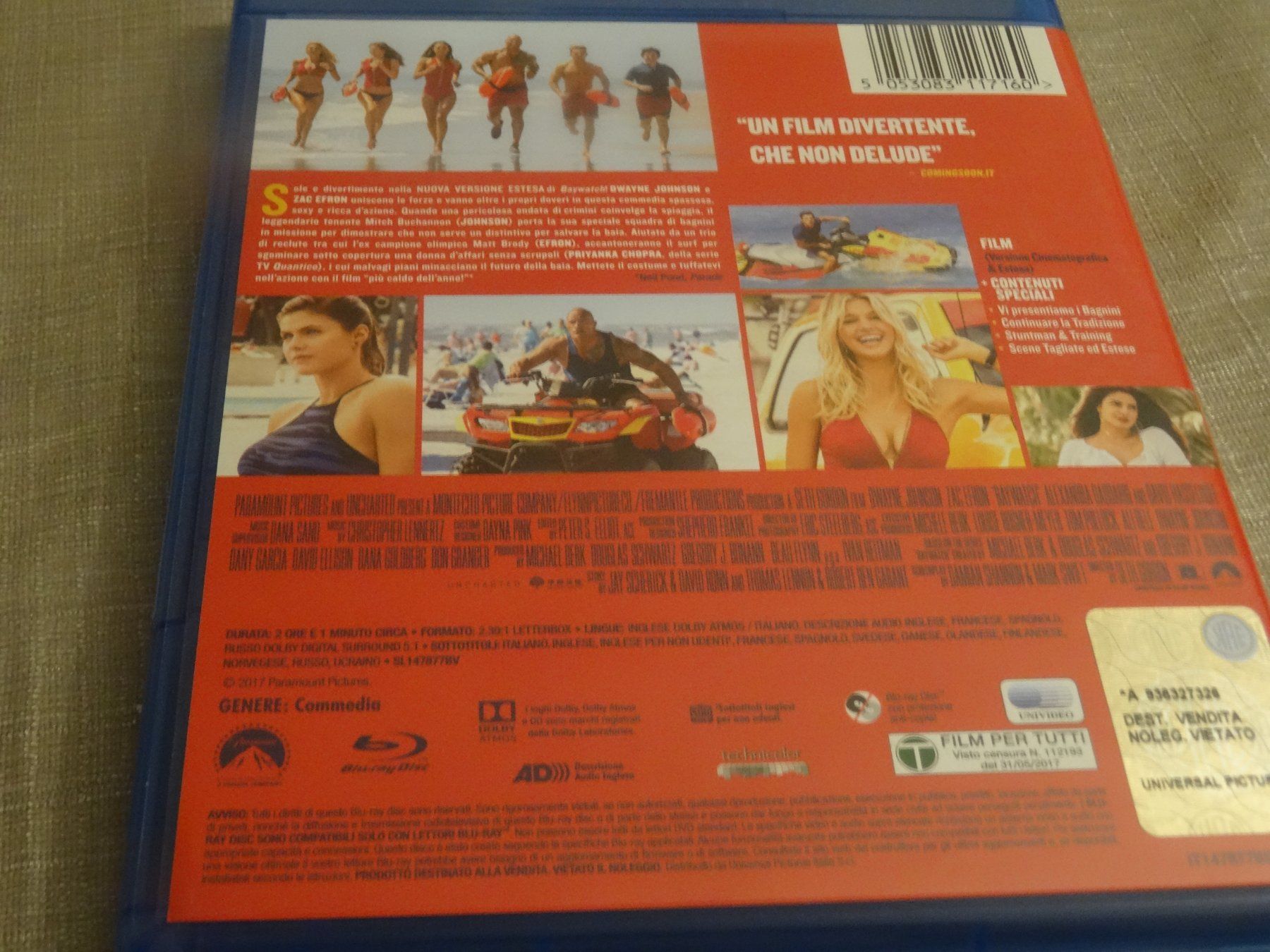 Tutti i DVDs: Baywatch Blu-Ray - ENGLISCH ITALIENISCH – Usato da Olten venduto da Disc-Verkauf 2