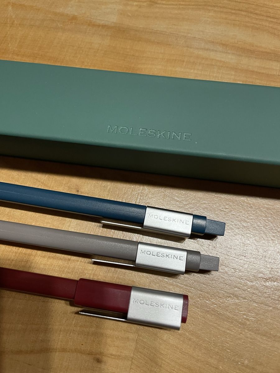 Penna & Evidenziatori: Schreiber set mit Etui von Moleskine – Nuovo (secondo la descrizione) da Rümlang venduto da baselsale1 2