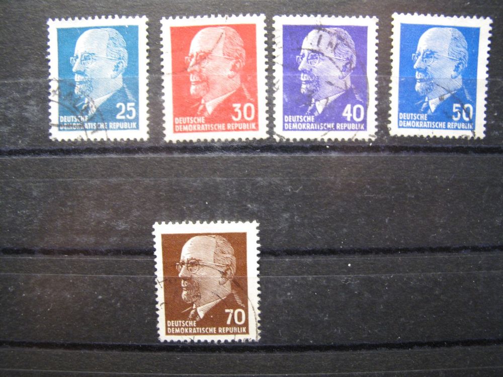 Francobolli DDR 1963 Walter Ulbricht - Serie Completa 934-938 MNH ** - Prophila Collection