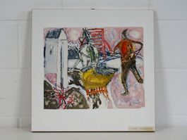 Alois Carigiet: Bauer mit Schlittengefährt (1962)
