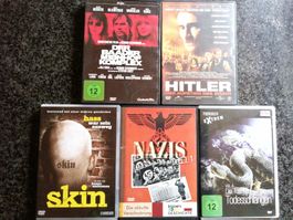 5 DVDs: Skin, Nazis, Hitler, Baader Meinhof