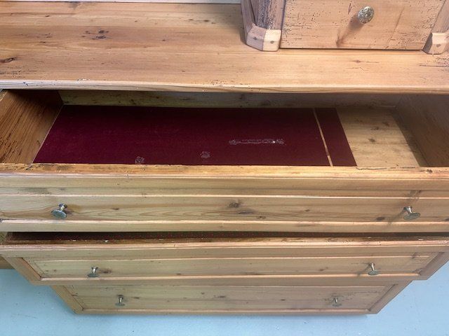 Credenze: Antikes Biedermeier Buffet Tanne, restauriert – Usato da Attinghausen venduto da 1986_UR 9