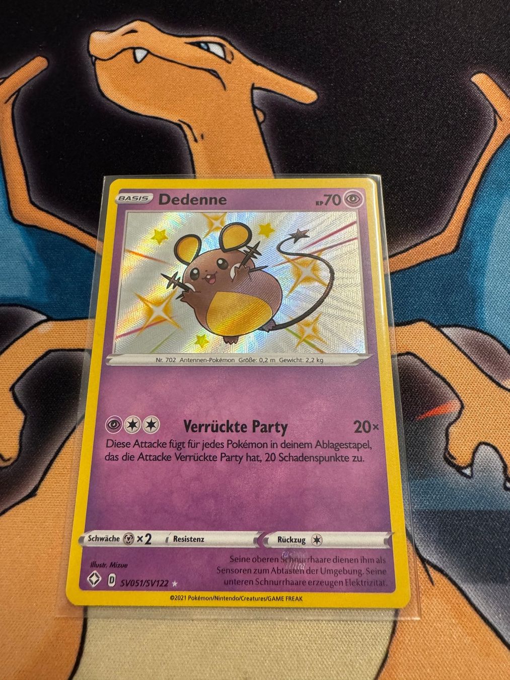 Pokémon Sammelbilder & Trading cards: Dedenne (SHF SV51) - DE - Glänzendes Schicksal – Neu (gemäss Beschreibung) aus Bülach von Pfrenzel