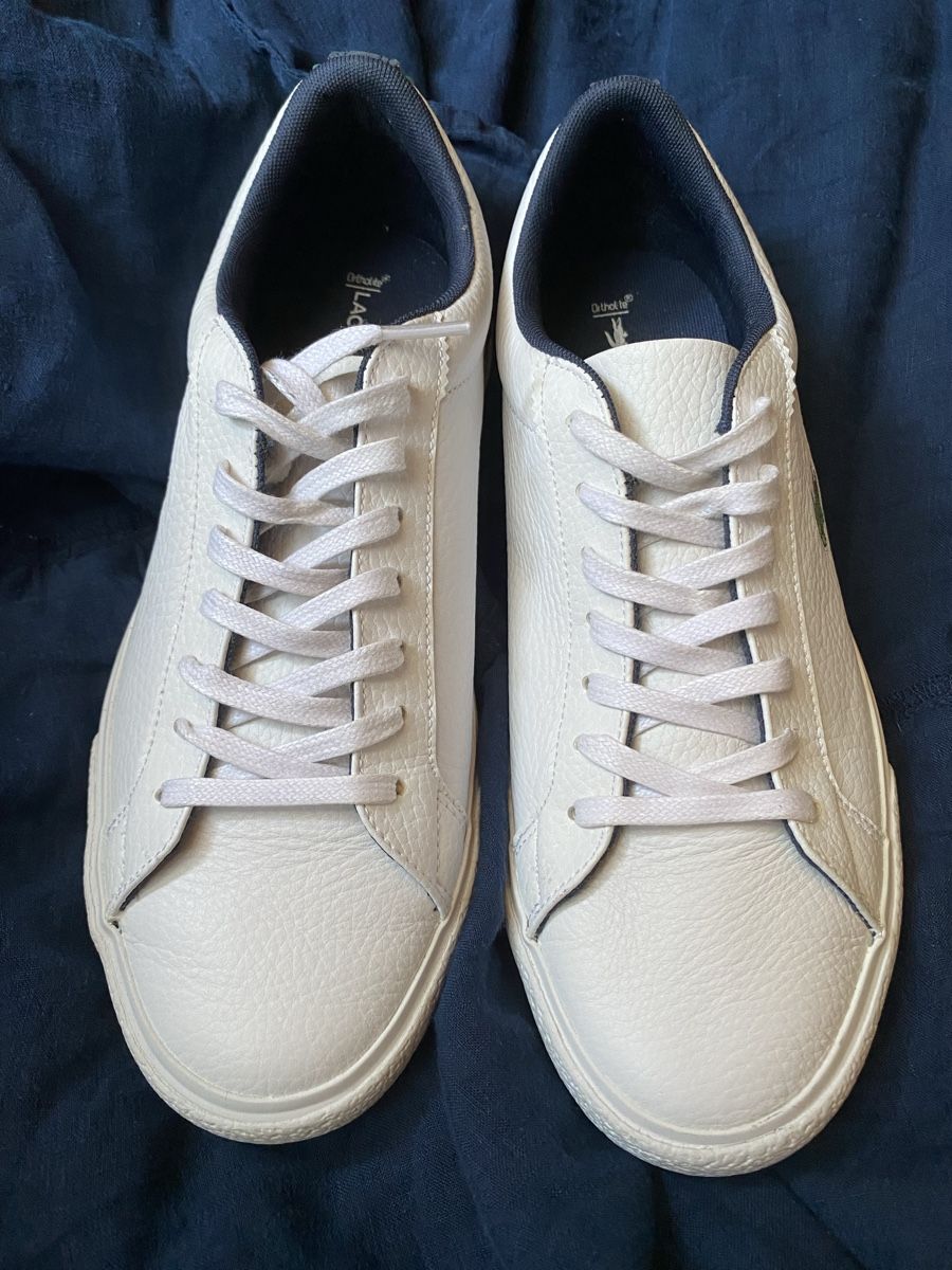 Lacoste Scarpe da uomo: Baskets Lacoste Lerond cuir blanc 41 EU – Nuovo (secondo la descrizione) da Geneve venduto da Monthoux13 1