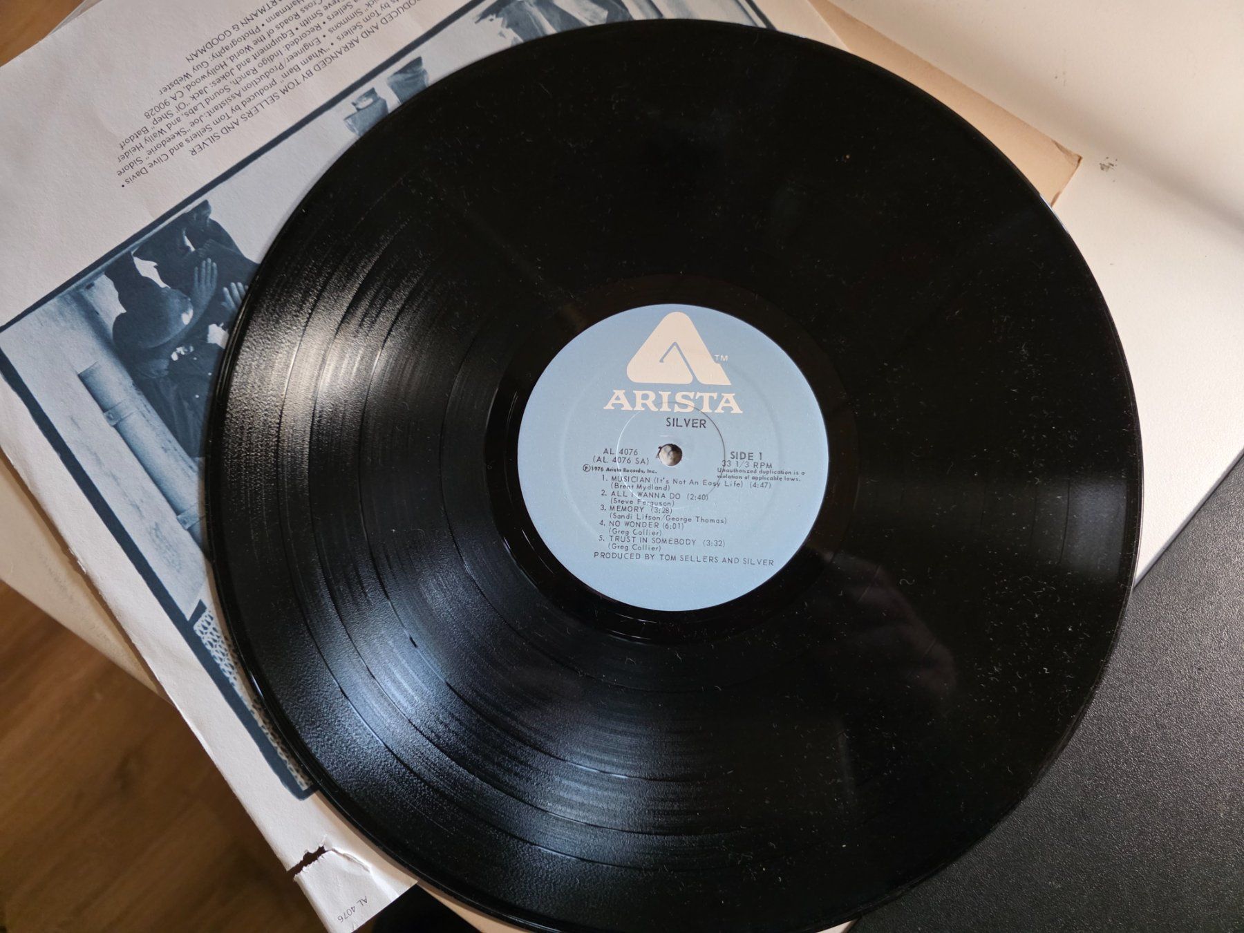 Dischi in vinile: Vinyl LP - SILVER - Arista  AL 4076 – Usato da Walterswil BE venduto da Lonitti 1