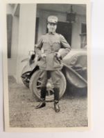 Alte Foto Militär Offizier Fahrzeug Auto