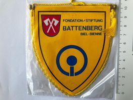 Vintage Fanion/Wimpel    FONDATION BATTENBERG BIEL / BIENNE