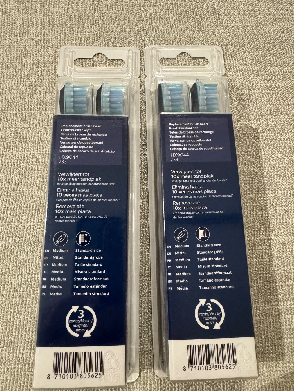 Philips Sonicare Zahnpflege: 8 Stk. Philips Sonicare C3 Zahnbürsten – Neu und originalverpackt aus Felben-Wellhausen von Formel1urs1970