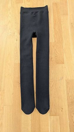 Strumpfhosen schwarz, gefüttert, Grösse M-L