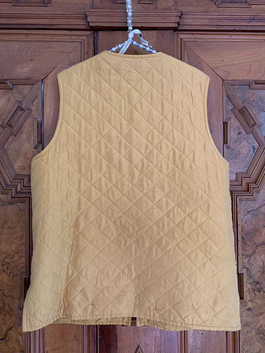 Gilets & Westen: VINTAGE CHRIS LINE Weste 100% Seide Größe: 42DE – Gebraucht aus Interlaken von Bona55 1