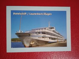 AK Schiff Hotelschiff Lauterbach Rügen