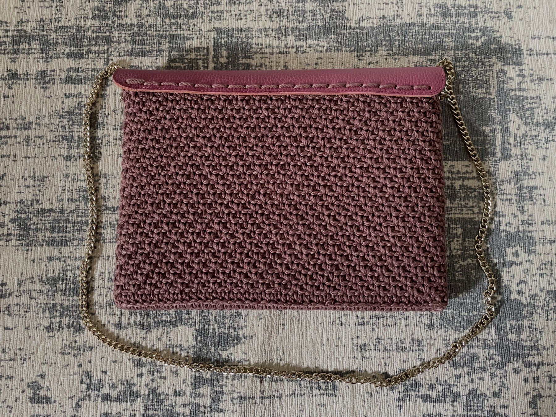 Taschen für Damen: Crochet-style Bag (Purple) – Neu (gemäss Beschreibung) aus Chiasso von Er_Mon 1