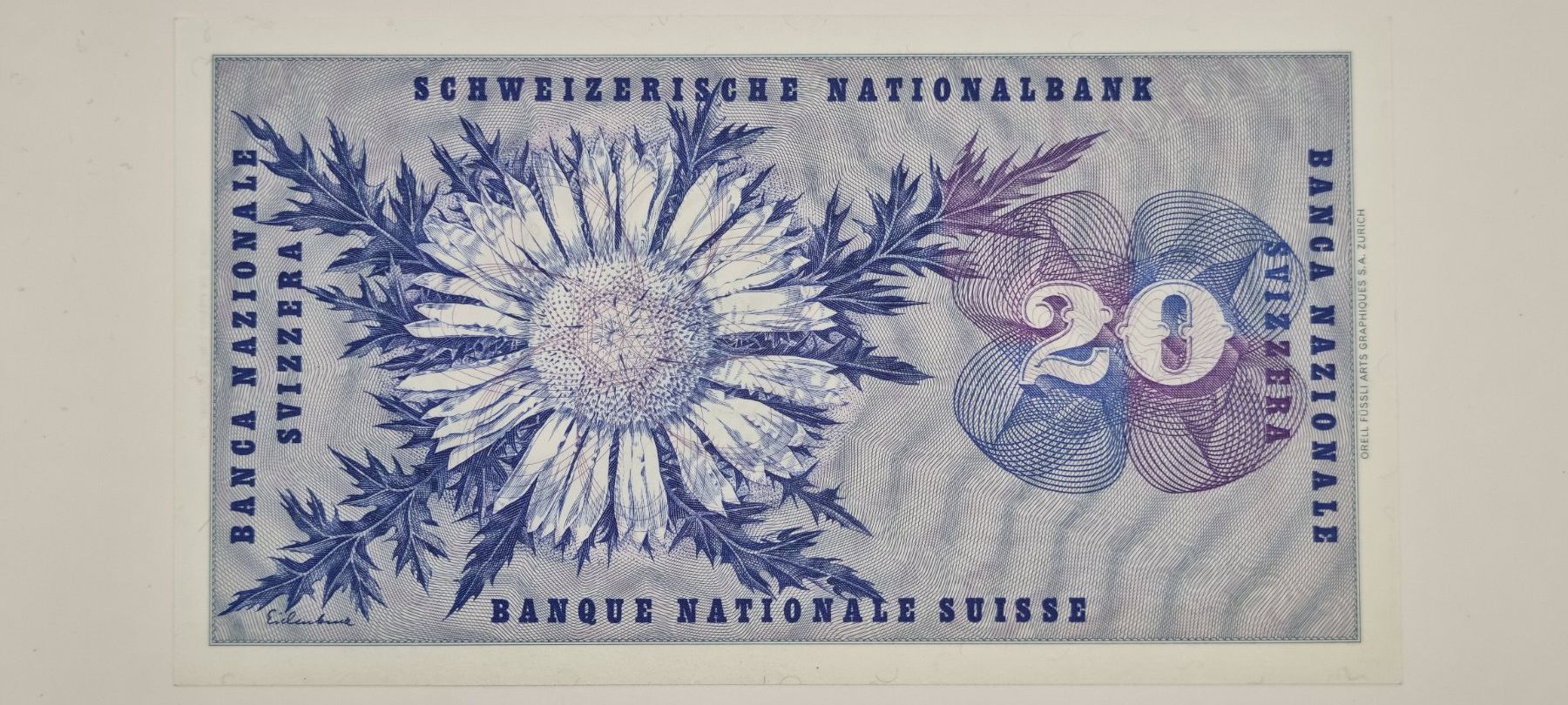 Banconote: Note 20 FR 1976 ungefaltet – Nuovo e nell'imballaggio originale da Bure venduto da chap981 1