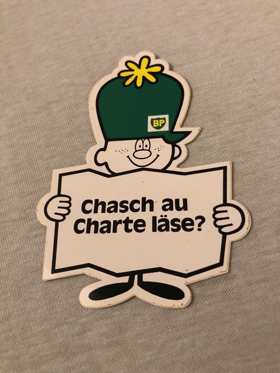 BP Chasch au Charte läse? Abziehbild / Sticker / Kleber