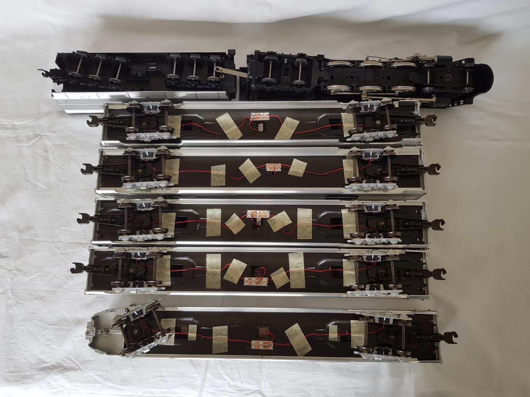 Modellini di ferrovie: MTH: Amerikanischer Zug 6 teilig – Usato da Luzern venduto da inca55 4