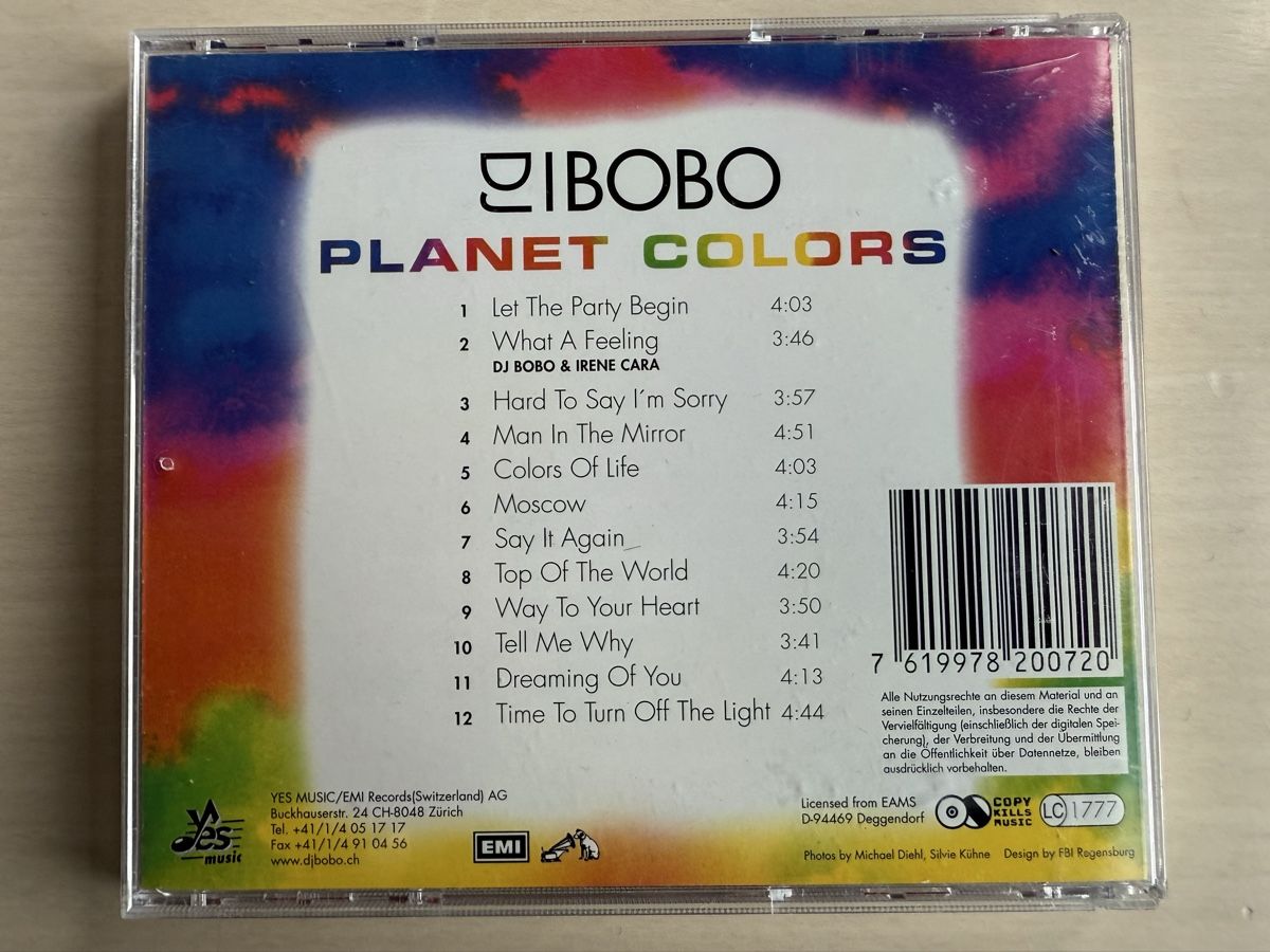 CDs: DJ BoBo - Planet Colors - CD – D'occasion à Oberried Brienz par Chyara 1