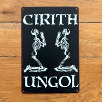 ALU-Blechschild 20x30cm CIRITH UNGOL Logo Heavy Metal Retro