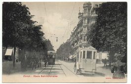 ZÜRICH Obere Bahnhofstrassse, Tram, Taxi