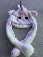 🦄 Kinder Unicorn Mütze mit beweglichen Ohren - NEU!
