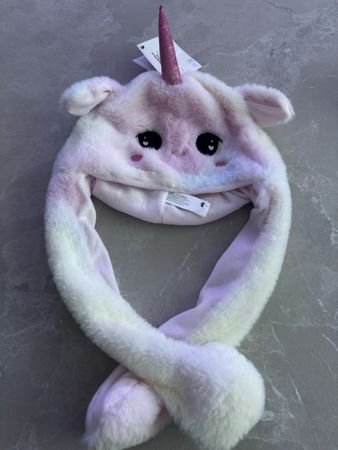 🦄 Kinder Unicorn Mütze mit beweglichen Ohren - NEU!