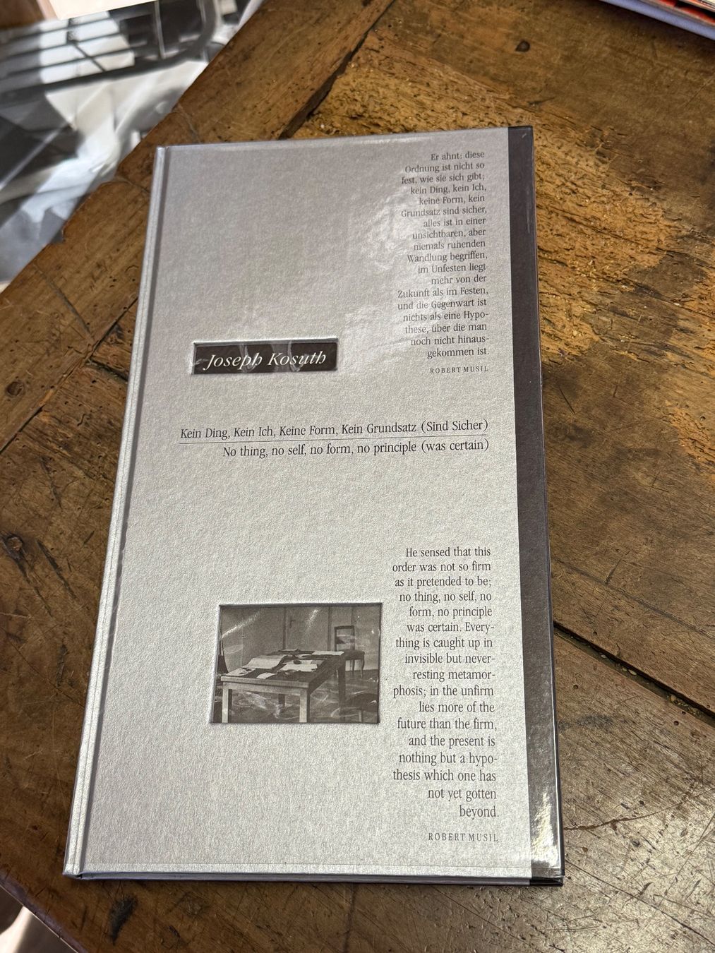 Bücher: Joseph KOSUTH – Gebraucht aus Bern von Jwpm66