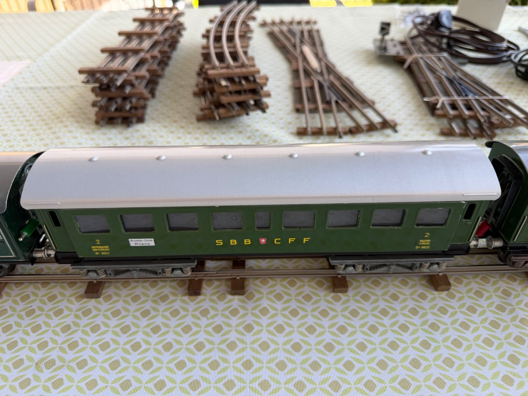 Buco Modellini di ferrovie: Eisenbahn Set mit Lok und Waggons, BUCO, – Usato da Duggingen venduto da Ysvogel 4