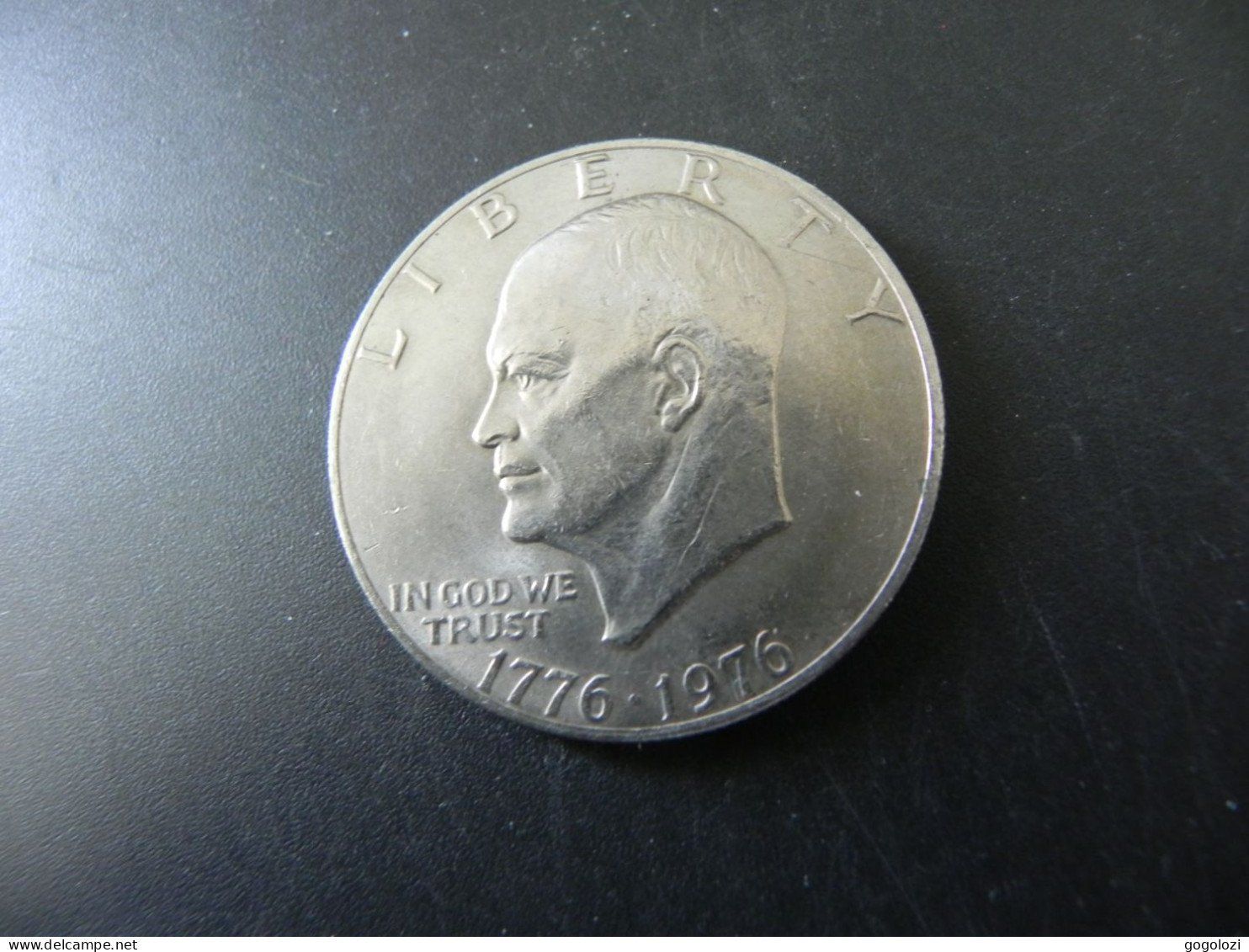 Tutti le monete: USA 1 Dollar 1976  Eisenhower – Usato da Biel/Bienne venduto da Gogolozi