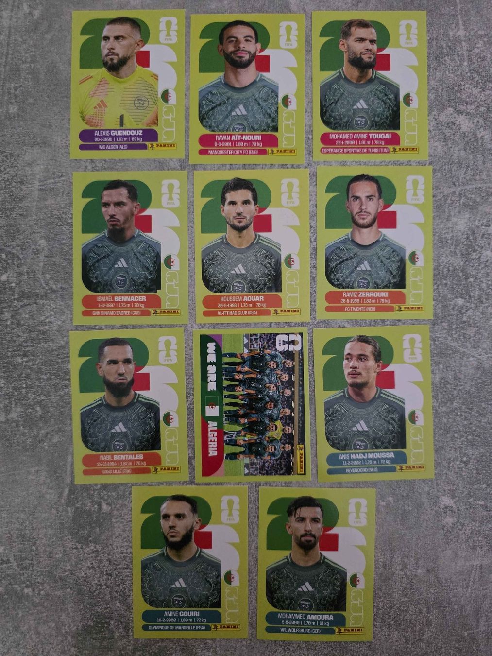 Panini Carte collezionabili: Panini Sticker WM 2026: Algeria Team – Usato da St. Gallen venduto da Shelly__x3