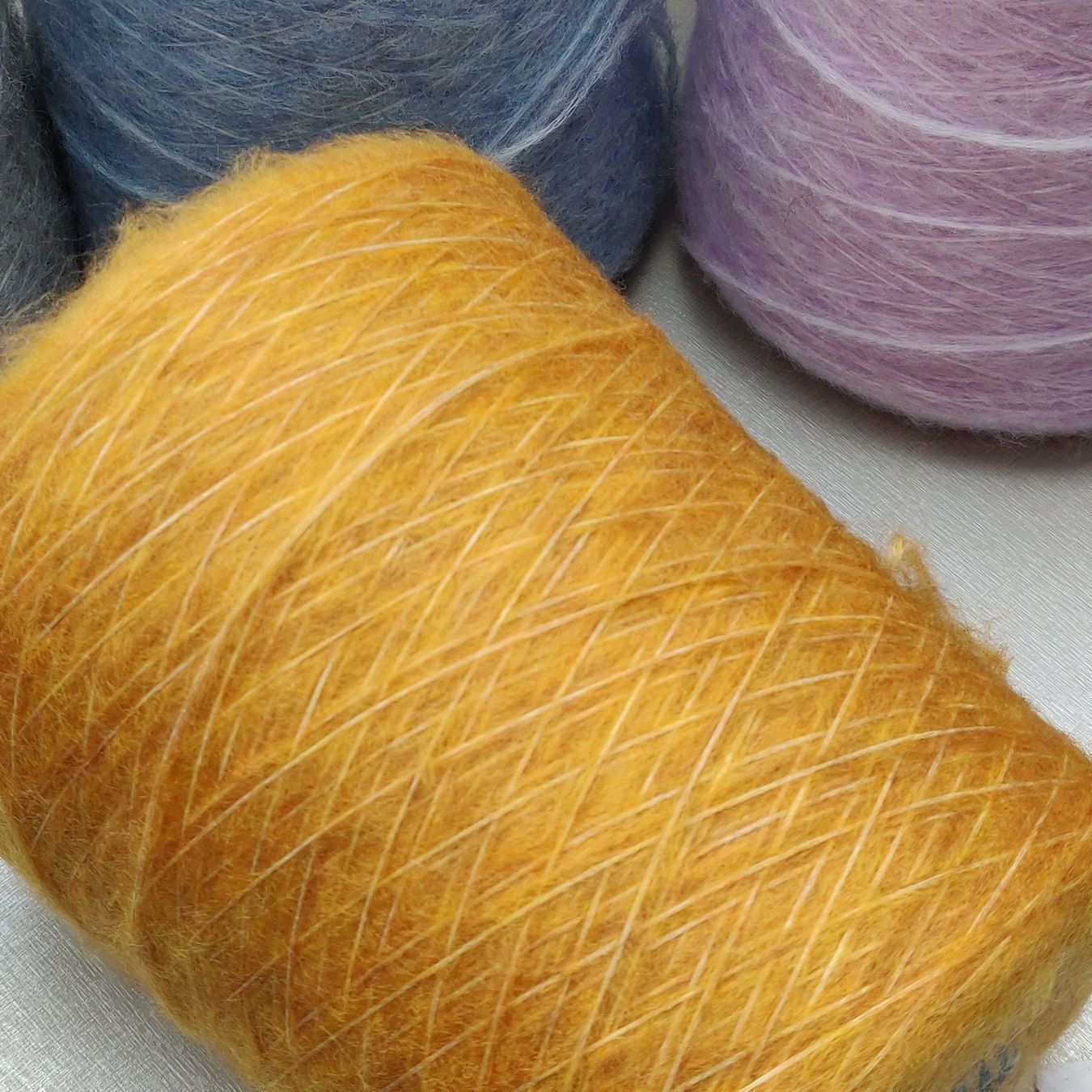 Wolle: Merino von  E. Miroglio, Charming flauschig 370g okra – Neu (gemäss Beschreibung) aus Lufingen von Rosenquarz7 1