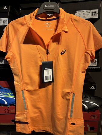 Asics Laufshirt Damen Orange Gr. S Neu! Top! (51)