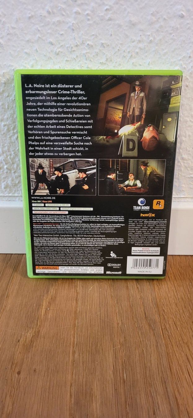 Microsoft Giochi: Xbox 360 - L.A. Noire – Usato da Münsingen venduto da Heroism2010 1