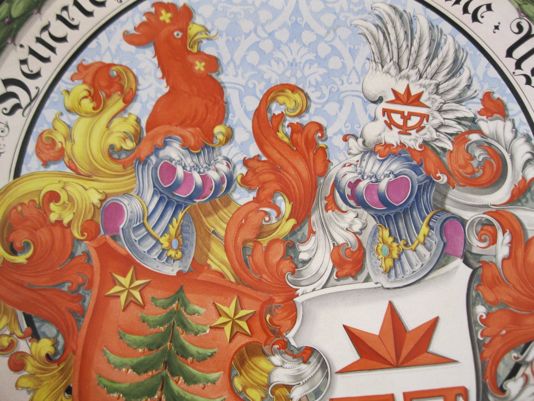 Piatti: ISTORISCHE  KERAMIK  WANDTELLER  1868 – Usato da Männedorf venduto da Andreas2002 4