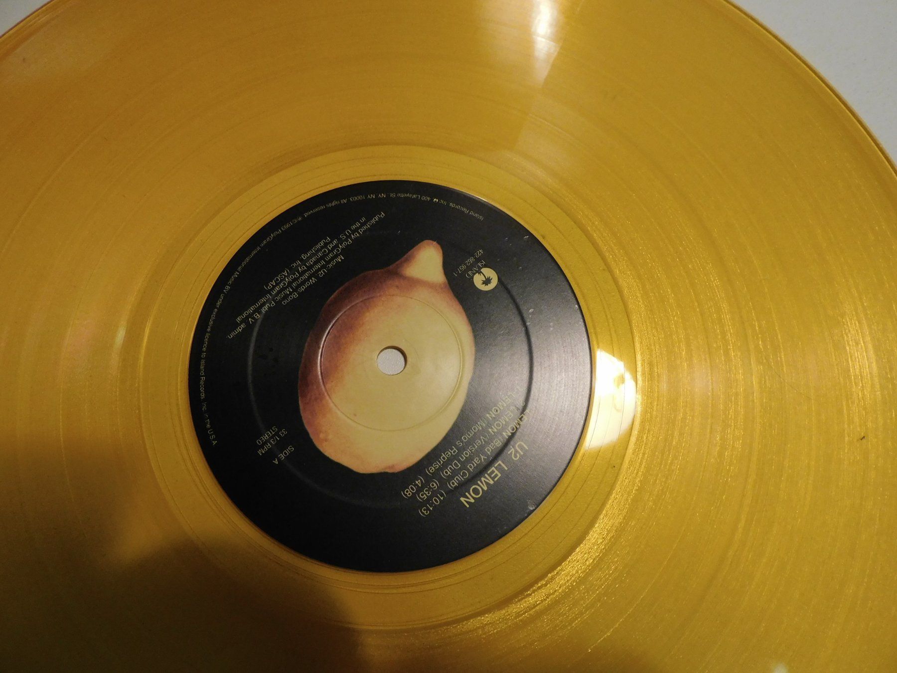 Vinyles: LP - U2 - Lemon -  Schallplatte - Remixes     LP – D'occasion à Sursee par 76 1