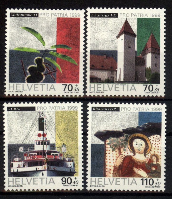 Tutti i francobolli: 1999, Pro Patria ** – Usato da Willisau venduto da Vollstempel