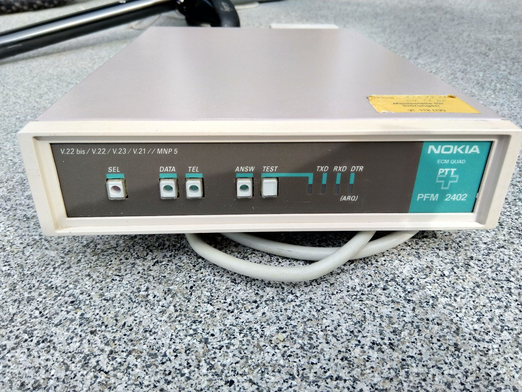 PTT (Swisscom) Nokia ECM QUAD PFM 2402 Modem - Retro Rarität (Gebraucht ...