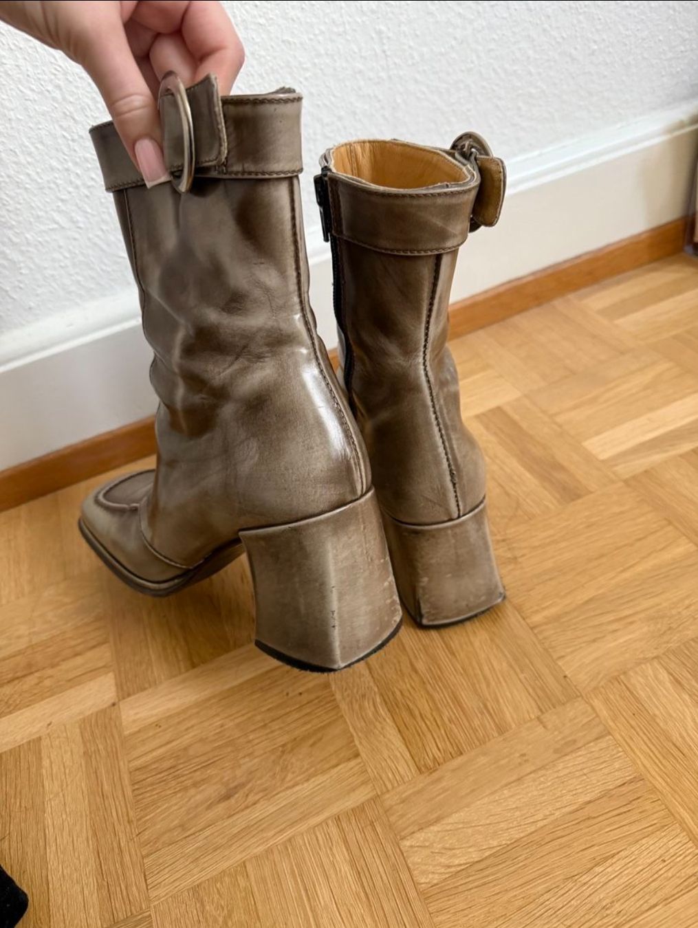 Damenschuhe: Vintage Leather Boots – Gebraucht aus Zürich von liv_e 1