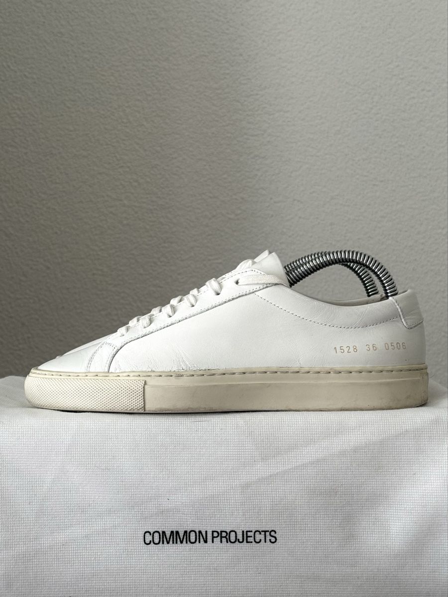 Scarpe da donna: Common Projects made in Italy Leder Schuhe Sneaker Weiss  – Usato da Langnau am Albis venduto da Nataliehershlag 2